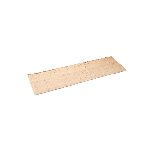 Unterlegplatte aus Hartholz 160x50x3mm 250 Stück im Karton natur