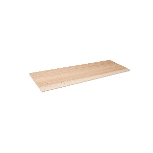 Unterlegplatte aus Hartholz 160x50x5mm 200 Stück im Karton natur