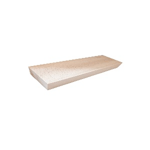 Unterlegplatte aus Hartholz 160x50x20mm 50 Stück im Karton natur