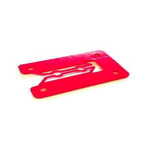 Montagehilfe aus Kunststoff 77x48x3mm