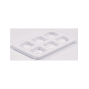 Unterlegplatte INO Gitter 80x50x10mm belastbar bis 6t 500 Stück im Karton Weiß