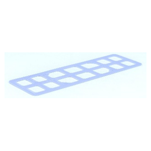 Unterlegplatte INO Gitter 160x50x2mm belastbar bis 8t 250 Stück im Karton Blau