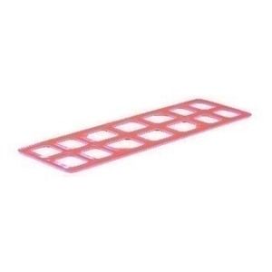 Unterlegplatte INO Gitter 160x50x3mm belastbar bis 8t 250 Stück im Karton Rot