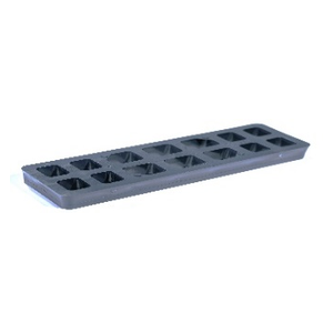 Unterlegplatte INO Gitter 160x50x20mm belastbar bis 8t 50 Stück im Karton Schwarz