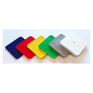 Unterlegplatte Kunststoff 70x70mm Mix belastbar bis 8t Inhalt 25x2mm, 20x3mm, 20x4mm, 25x5mm, 20x8mm, 25x10mm 135 Stück im Karton