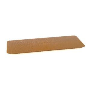 Unterlegplatte geschlossene Oberfläche 140x53x10mm 8t belastbar 100 Stück im Karton braun