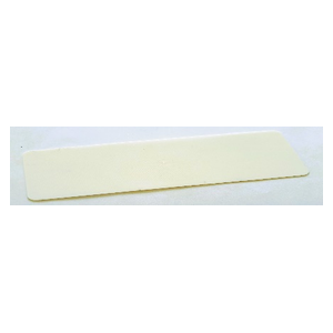 Unterlegplatte geschlossene Oberfläche 170x53x1mm 10t belastbar 250 Stück im Karton weiß