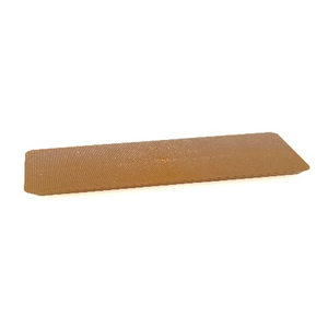 Unterlegplatte geschlossene Oberfläche 170x53x10mm 10t belastbar 100 Stück im Karton braun
