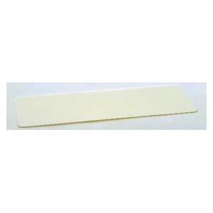 Unterlegplatte geschlossene Oberfläche 210x53x1mm 12t belastbar 200 Stück im Karton weiß
