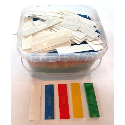 Unterlegplatten Mix 100x24mm