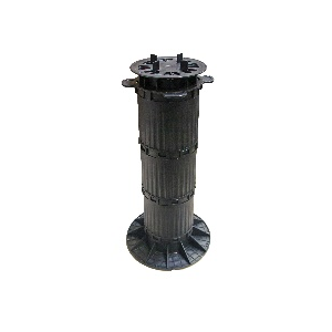 Plattenlager PRO für Balken mit Verstärkundsrohr im Innenbereich, Stellbereich 470-570mm, Auflage Boden D=205mm, Auflage Balken D=130mm