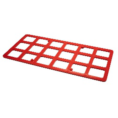 Unterlegplatte INO Gitter 160x75x3mm belastbar bis 14t 200 Stück im Karton