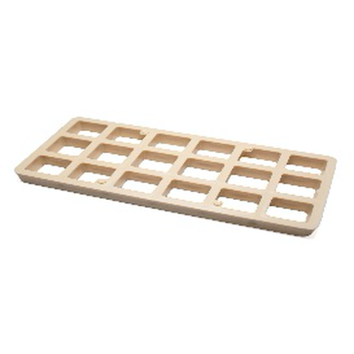 Unterlegplatte INO Gitter 160x75x15mm belastbar bis 14t 100 Stück im Karton