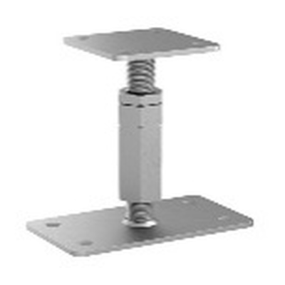 GH Pfostenträger Typ P 24 auf Beton, Auflage 100x100mm Höhenverstellbar 140 - 190mm M24